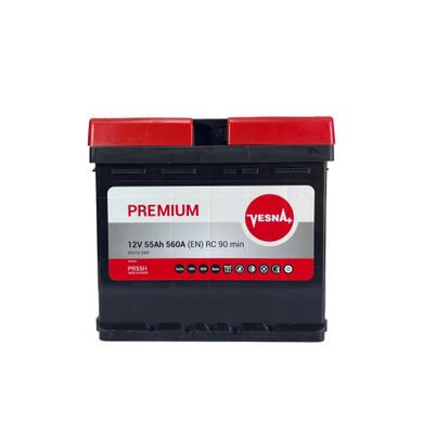 Аккумулятор Vesna Premium 55 (- +)