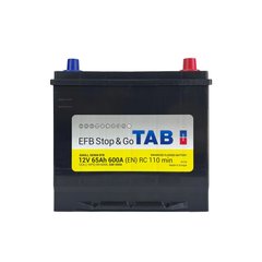Аккумулятор TAB EFB JIS 65 Euro (- +)