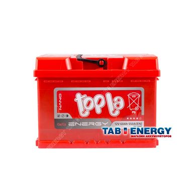 Аккумулятор Topla Energy 60 Ah Euro (- +) низкий