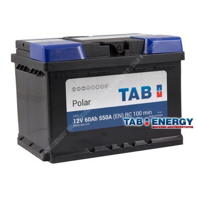 Аккумулятор TAB Polar 60 Euro низкий
