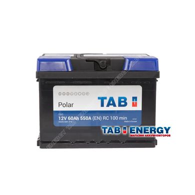 Аккумулятор TAB Polar 60 Ah Euro (- +) низкий